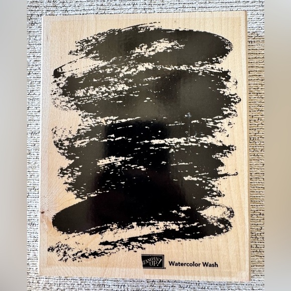 Stampin' Up! Other - Stampin’ Up! Watercolor Wash red rubber stamp-NWOT